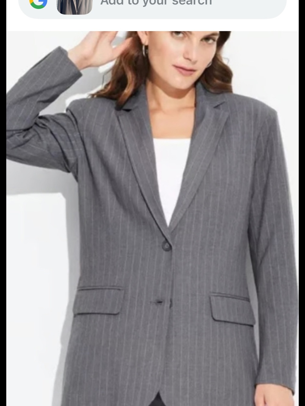 wild fable Gray Pinstripe Blazer